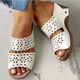 thumbnail image 4 of Pendiente de suela gruesa de estilo nuevo de verano con hueco bordado con zapatillas romanas Wmkox8yii  hj789, 4 of 6