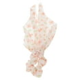 thumbnail image 4 of Unique Bargains 1 Pc Fashion Floral Hair Scrunchies Hair Ties Beige, Orange, 4 of 5