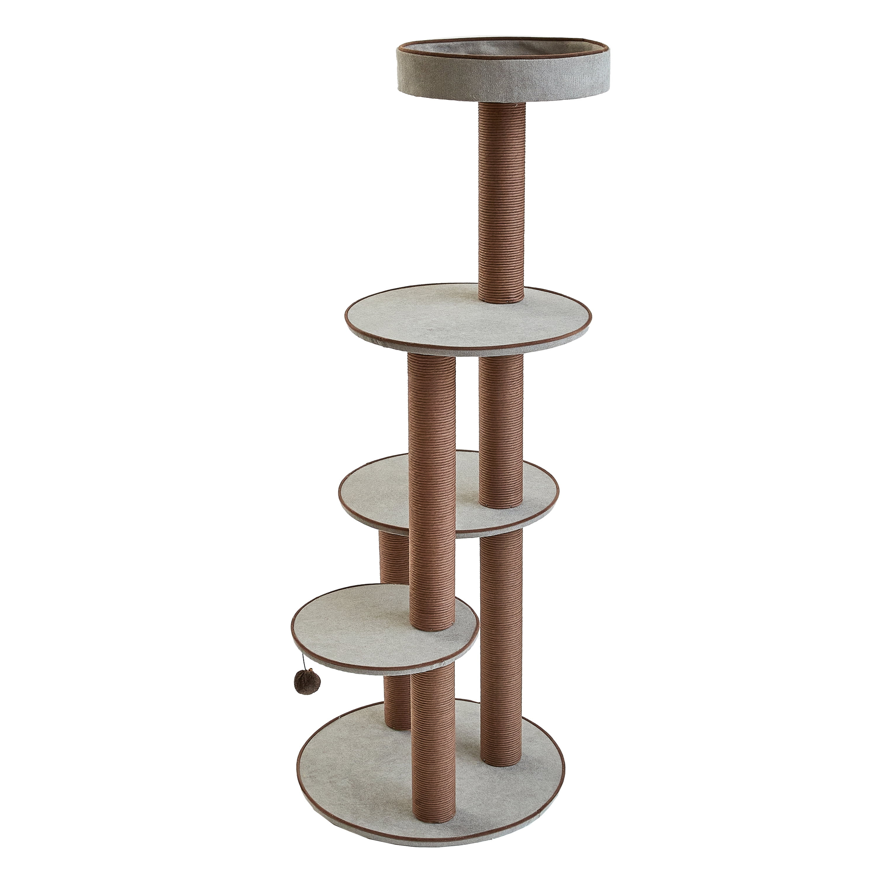 Two by Two Pine 59-inch Deluxe Cat Tower and Playground
