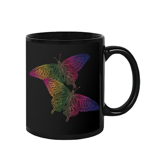 Abstract Butterfly Mug - SPIdeals Designs,