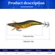 thumbnail image 2 of Plantilla de calamar luminosa, 19g, hundimiento lento, 3,5 #, herramientas de pesca nocturna (estilo A), 2 of 3