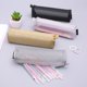 thumbnail image 5 of Pontos Material escolar de oficina Lindo Color Sólido Caja de Lápiz Pen Bag School Papelería Bolsa de Almacenamiento Box Pontos 21031754, 5 of 6