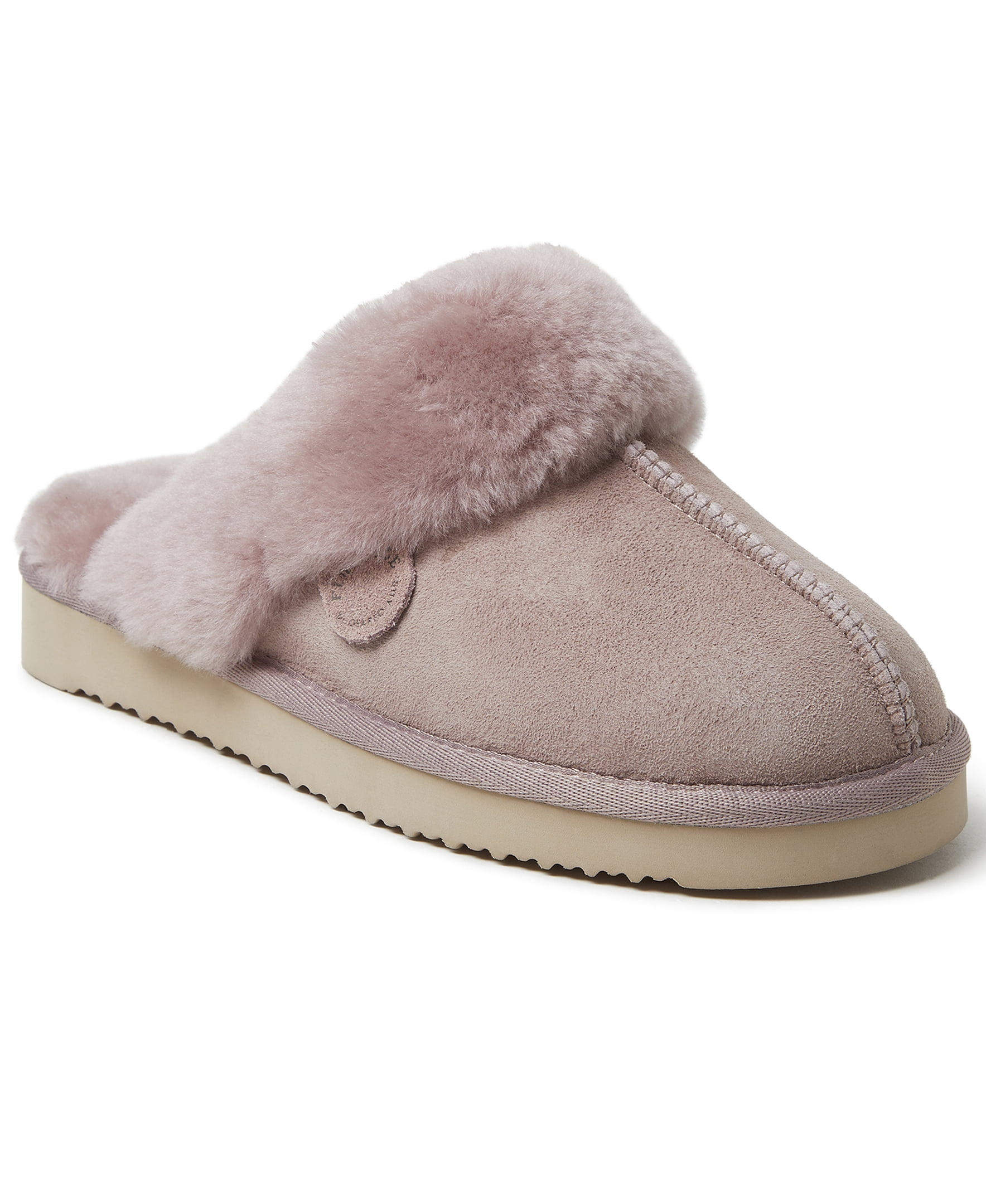 Dearfoams Fireside by Dearfoams Women's Sydney Scuff Sheepskin Slippers