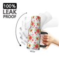 thumbnail image 3 of 40oz Pioneer Flower Floral Print Pattern Insulated Tumbler with Handle, BPA-Free Leak Proof Lid and Straws, Double Wall Vacuum, Hot 12h/Cold 34h, 3 of 6