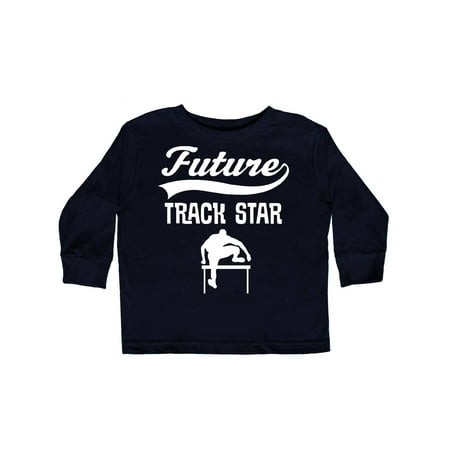 

Inktastic Future Track Star Boys Sports Hurdles Gift Toddler Boy or Toddler Girl Long Sleeve T-Shirt
