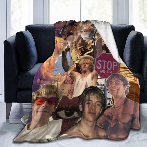 Ross Lynch Blanket Bedding Fleece Blanket Soft Throw Blankets Lightweight Anti-Static Blanket - 3 Sizes