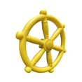 thumbnail image 2 of Volante de Barco Pirata, Volante de Juguete para niños, Equipo de Juegos para Escalar, Volante de Gimnasio en la Selva para Exteriores, jardín, 2 of 10