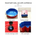 thumbnail image 6 of Retap Foldable Pet Swimming Pool Bath Wash Tub for Cats and Dogs, Red, 6 of 10