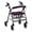Butterfly Rose Pattern, variant on HELLHERO Lavender Butterfly Print Rollator Walker Seat Covers for Ladies, Fleece Fabric Anti-Slip Rollator Walker Seat Back Cover Secure Fit Rollator Walker Seat and Backrest Covers for Outdoor Park