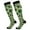 L100, variant on St Patrick Art Clover Long Socks Women Men Knee High Sock