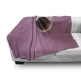 thumbnail image 2 of Modern Soft Flannel Fleece Blanket, Cup of Coffee Mug on the Table Cafe Hipster Urban Life Espresso Americano Latte, Cozy Plush for Indoor and Outdoor Use, 50" x 60", Pink and Brown, by Ambesonne, 2 of 5