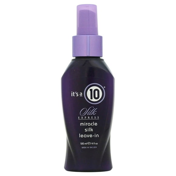 Silk Express Miracle Silk Leave-In by Its A 10 para unisex - Acondicionador de 4 oz Its A 10 Its A 10