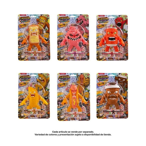 Figura Flexors Food Ruz Varios Modelos 1 Pieza