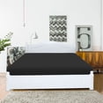 thumbnail image 6 of PiccoCasa 200TC Cotton Fitted Sheet 15" Drop Pocket, Black Twin, 6 of 6