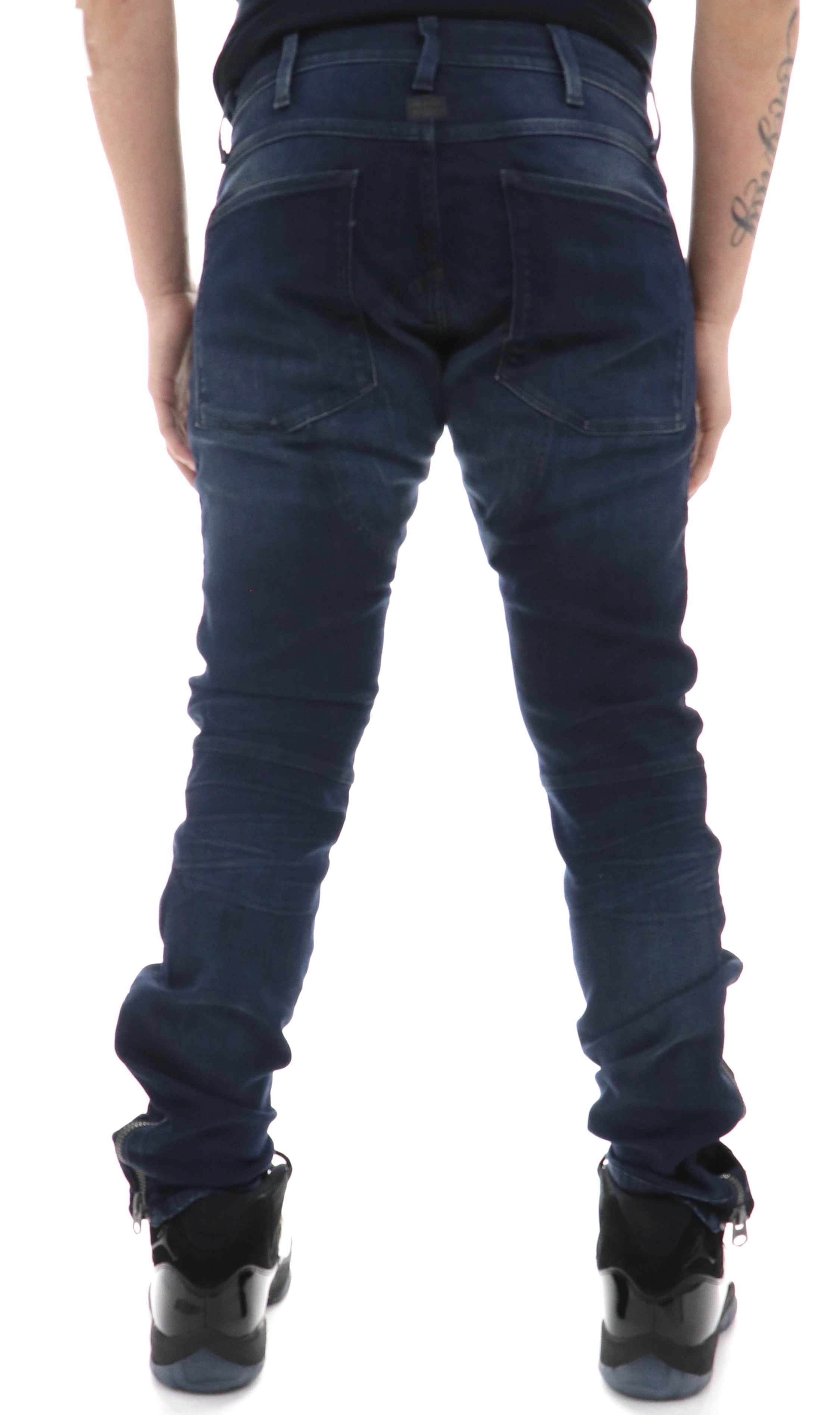 5620 3d ankle zip skinny jeans