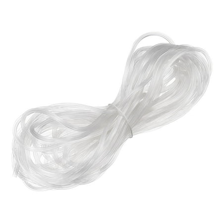 Uxcell 15M/49.21Ft Rubber Window Screen Spline Sealing Strip, 4mm OD Translucent