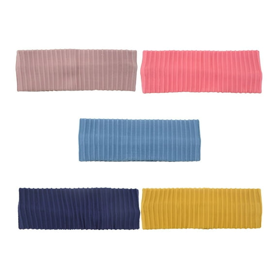 TELOLY 5Pcs Headbands for Women,Yarn Head Wraps,Women's Headbands,Mixing1
