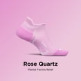 thumbnail image 2 of Feetures Plantar Fasciitis Relief Sock Light Cushion No Show Tab - Targeted Compression Sock for Women & Men - Rose Quartz , Small (1 Pair), 2 of 7