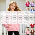 thumbnail image 3 of felwors Girls Lightweight Zip-Up Hoodie for Kids Soft Casual Hooded Sweatshirt (Hot Pink,8-9 Years), 3 of 5