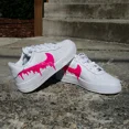 thumbnail image 4 of Air Force 1 Low Top PINK Drip Custom NWT, 4 of 6