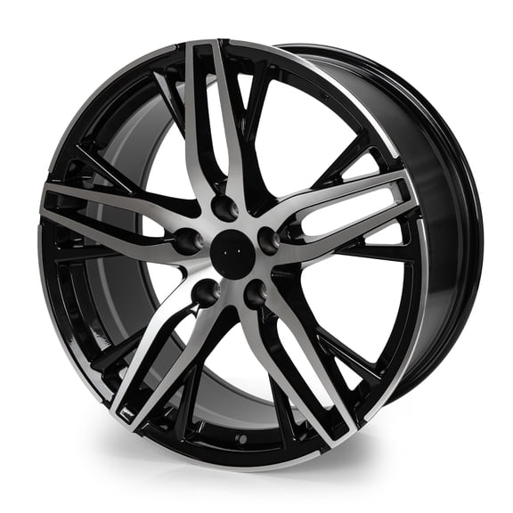 19" Replacement Rim for Honda Accord Sport 2016-17 Wheel, 19x8.5-inch Machined Black Wheel Rim ET35
