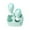 Green, variant on VALSEEL Headphones Wireless Bluetooth, Touchs Wireless Bluetooth Headset Macaron Color Mini Invisible Binaural In-ear In-bud Bluetooth Headset