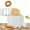 White, variant on TaTaai 2Pcs Retro Toaster 2 Slice, 6 Functions, Stainless Steel Features, Removable Crumb Tray, Under Base Cord Storage, Toaster Kitchen Appliances