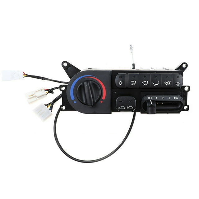 Car Front Air Conditioning Control Panel Assembly Air Conditioning AC Switch for JAC Refine 97260-4A101,1 x Air Conditioning Control Panel,Black