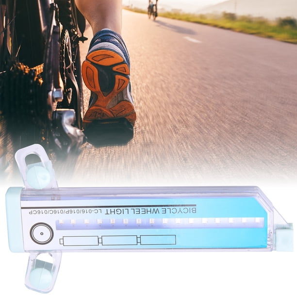 Lumière à Rayons De Vélo LED – 32 LEDs, 30 Modes, étanche, Capteur Automatique, Pour VTT Et Nuit (pile AAA Non Incluse)