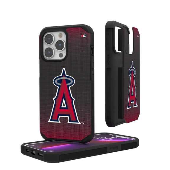 Los Angeles Angels Linen Logo iPhone Rugged Case