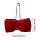 thumbnail image 3 of Adorno Navideño de Lazo de Terciopelo Rojo Vino, Grande, Decorativo, Colgante | Decoración para Árbol de Navidad | Adorno Festivo para Bodas | Elegante Regalo de Temporada, 3 of 6