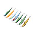 thumbnail image 5 of Kit de cebo de pesca de 7 Uds., pececillo flotante, simulación de señuelo de pesca, aparejo de 11g por cebo para tiro largo de agua dulce, 5 of 5