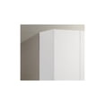 thumbnail image 6 of Declan White Engineered Wood 3-Door Wardrobe Cabinet Armoire, 6 of 6