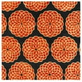 thumbnail image 2 of Contemporary Rug - Rodeo Drive Wool Pile -Rust/Black-Color:Rust/Black,Design:Contemporary,Shape:Large Rectangle,Size:9' 6''L x 7' 6''W, 2 of 3