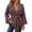 Coffee, variant on Women's Belted Wrap Knit Cardigan Sweater, Long Sleeve V-Neck Oversized Casual Knit Coat with Self Tie Waist & Side Pockets Pink Free Size