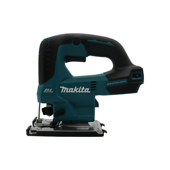 Makita 18V LXT Brushless Cordless Jig Saw, Variable Speed Control with 3 Orbital Settings, Tool-Less Blade Change, Ergonomic Low-Vibration Design – (Tool Only - Battery not included)