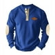 thumbnail image 1 of pstuiky mangas largas para hombre, Sudadera con capucha de pana con cuello redondo, manga larga y botones en color block para hombre camisetas de hombre l, 1 of 6