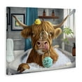 thumbnail image 4 of Stupell Industries Highland Cow Bubble Bath Bath & Laundry Painting Wrapped Canvas Art Print Wall Art, 40 x 30, 4 of 8
