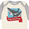 thumbnail image 4 of Inktastic Big Brother Shark Boys Long Sleeve Baby Bodysuit, 4 of 5
