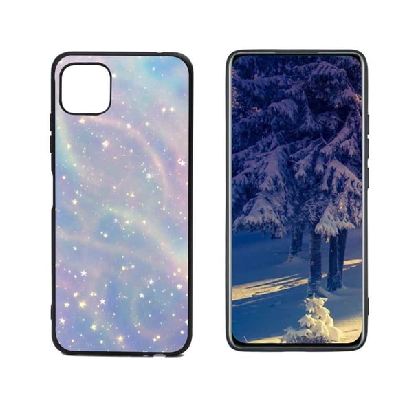 Compatible with Samsung Galaxy A22 5G Phone Case, Stars-3 Case Men Women, Flexible Silicone Shockproof Case for Samsung Galaxy A22 5G