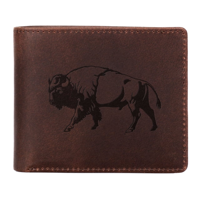 Karla Hanson Buffalo Embossed Leather Bifold Wallet (Men's)