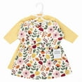 thumbnail image 2 of Hudson Baby Girl Cotton Dresses, Fall Botanical, 4 Toddler, 2 of 4