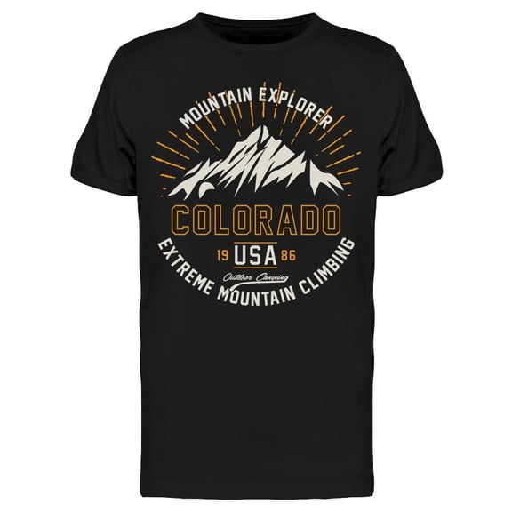 Extreme Mountian Climbing Tee Men's -Image by Shutterstock