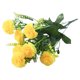 thumbnail image 2 of Ramo de claveles artificiales de seda | Arreglo floral artificial para decoración del hogar | Centro de mesa para bodas | Decoración de mesa | Regalo para el Día de la Madre o para maestras, 2 of 6