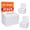 3, variant on 24 Pack Cardboard Ballot Box with Slot, White Glossy Raffle Boxes 6.5x4.5x4.5Inch, Suggestion Boxes with Removable Slot, Donation Boxes for Fundraising,Collecting Card and Voting Contest
