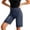 Light Blue, variant on XINPING Bermuda Jean Shorts for Women 2026 High Waisted Shorts Knee Length Stretchy Summer Jorts with Pockets