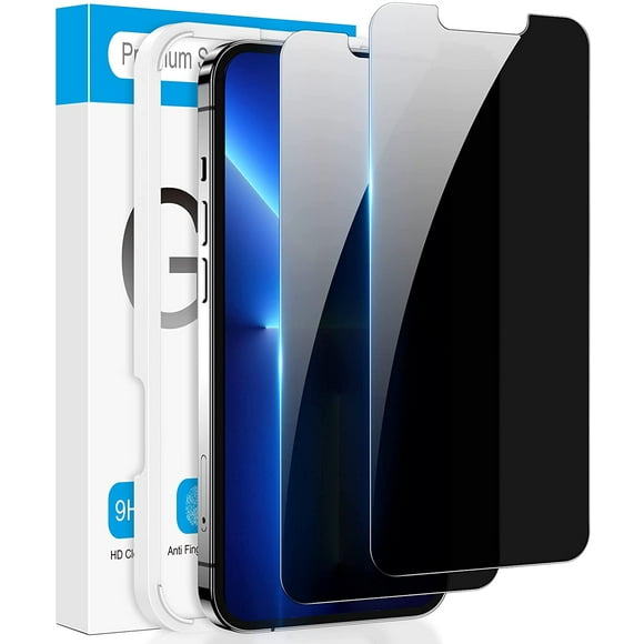 iPhone 13 Pro Max Privacy Screen Protector, IBAOLEA 2 Pack Privacy Screen iPhone 13 Pro Max, Anti Spy Tempered Glass Film with Easy Installation Kit, Shockproof iPhone 13 Pro Max Accessories 6.7 Inch
