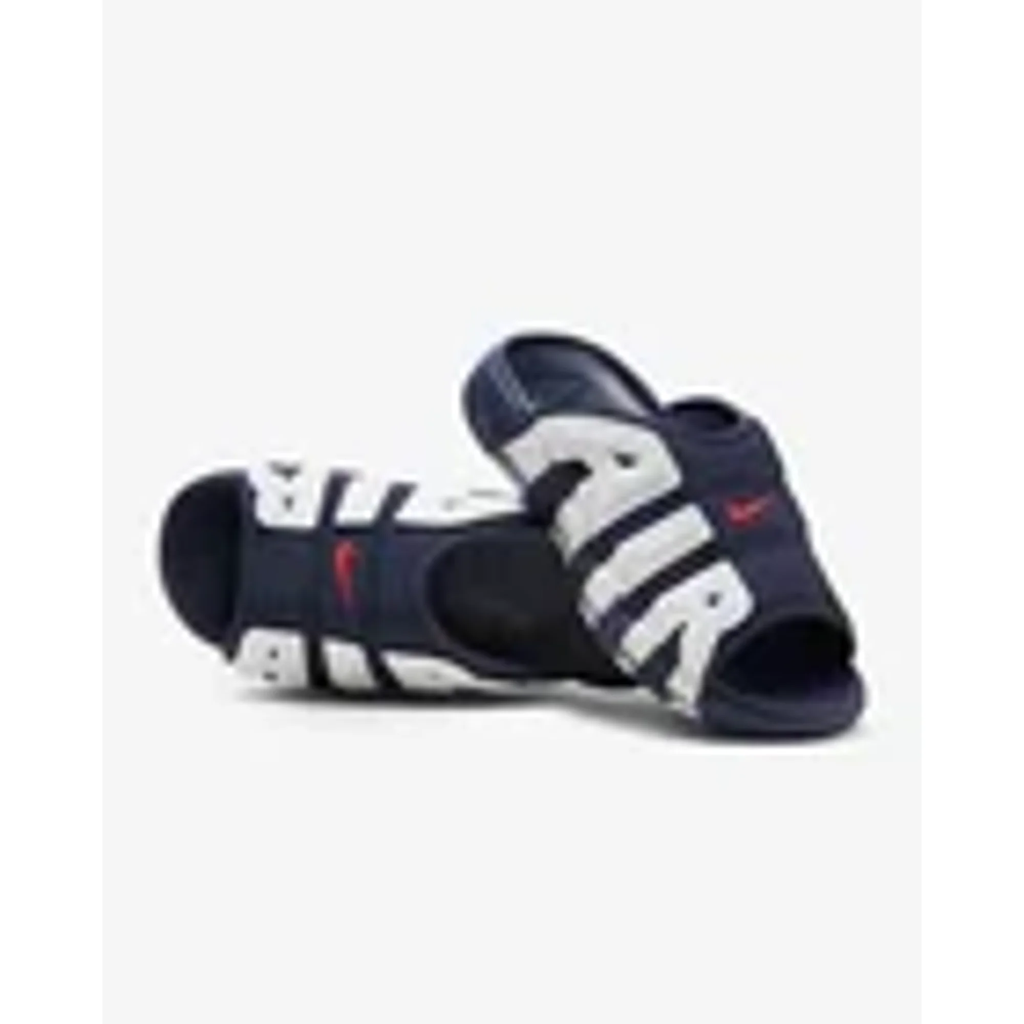 New Nike Air More Uptempo Slide Slipper Shoes - Midnight Navy