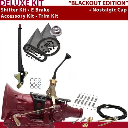 American Shifter 700R4 Shifter Kit 8 in. E Brake Cable Clamp Trim Kit for D6433