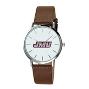 Men's  Brown James Madison Dukes Plexus Leather Watch